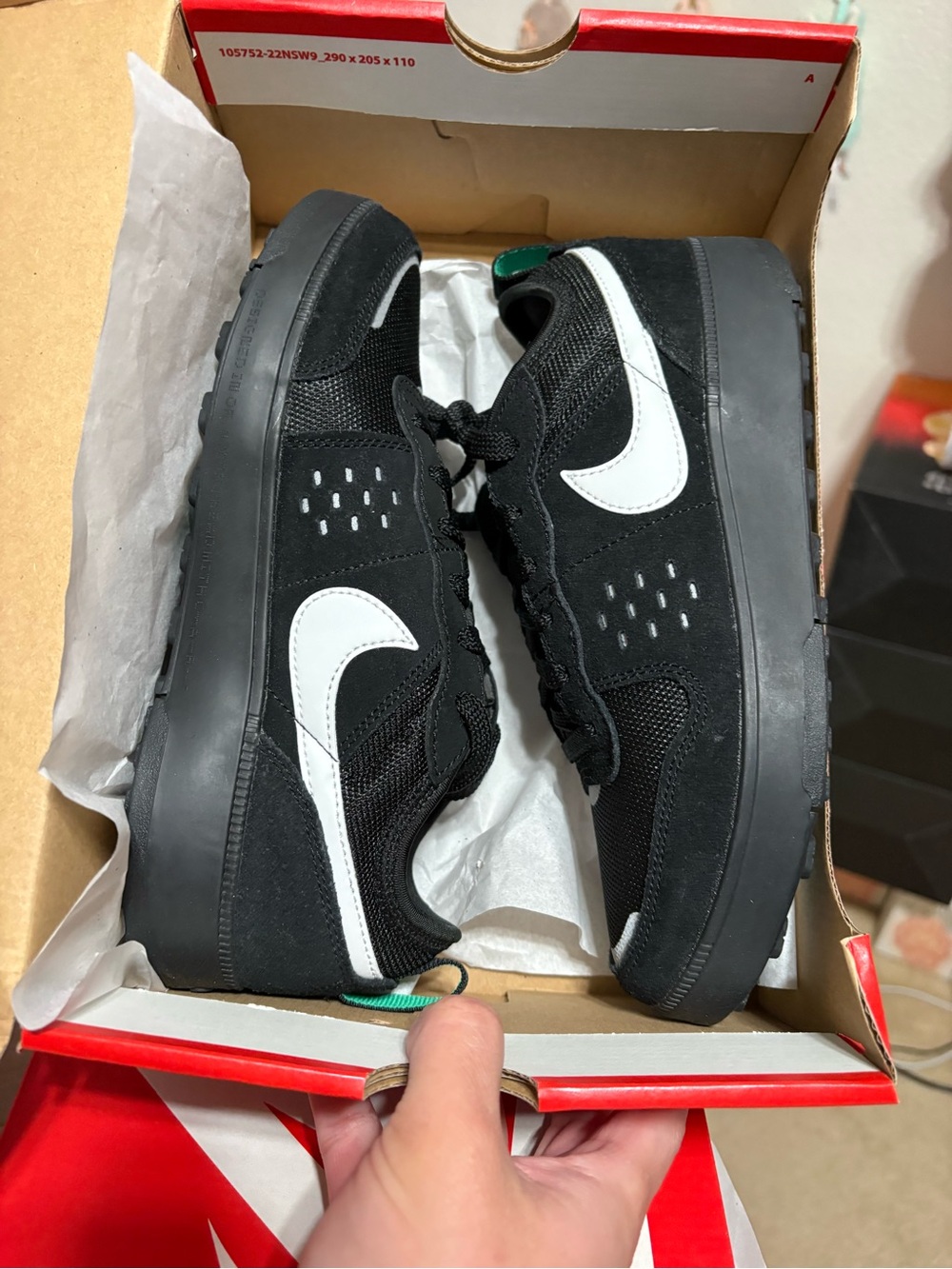 Size 6Y / 7.5W  - Nike C1TY Black Summit White